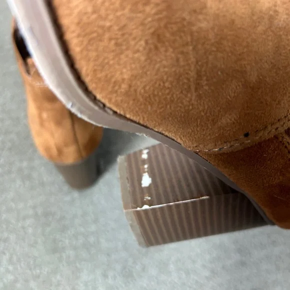 Soda Brown Suede Booties - Picture 2 of 4